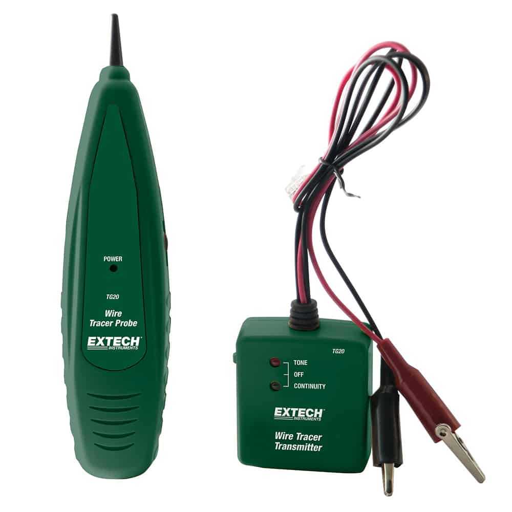 Extech Wire Tracer Kit With Wire Tracer Probe And Transmitter With RJ11 Phone Connector
