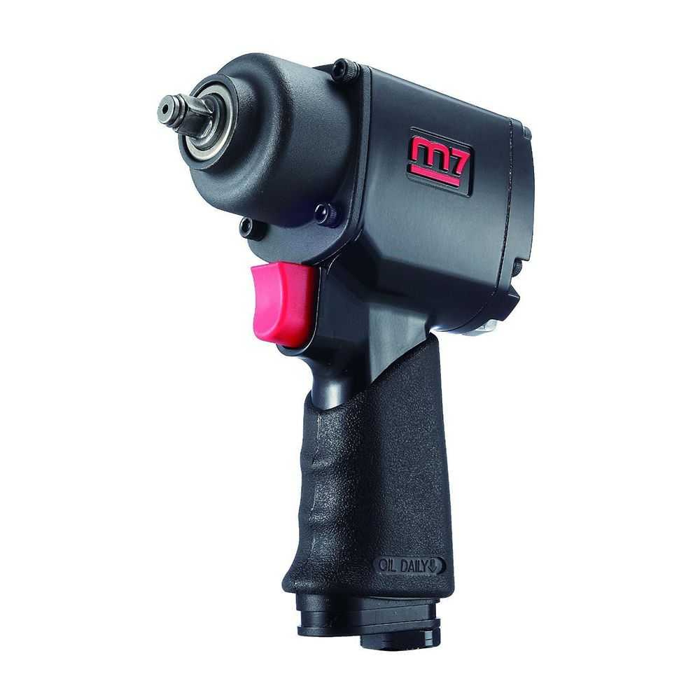 M7 1/2 In. Air Impact Wrench, 400ft.lb (542Nm), 1000 RPM
