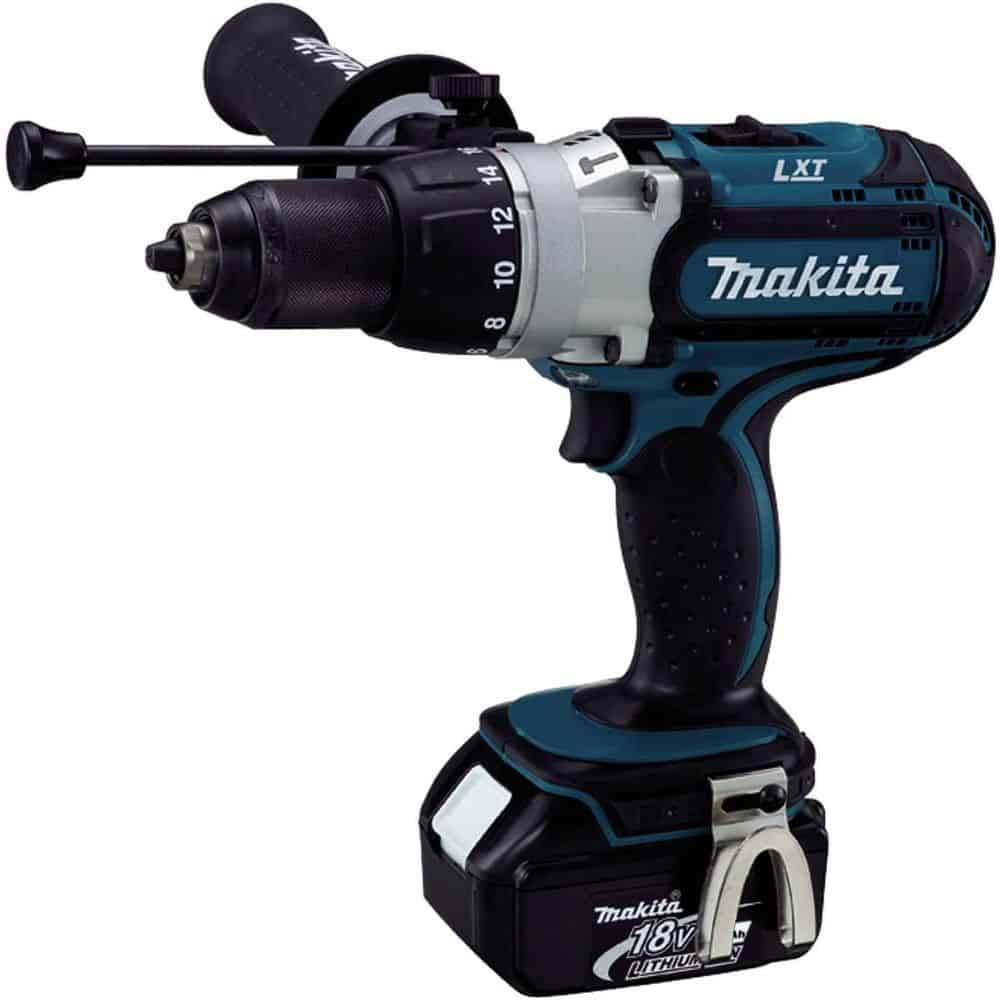 Makita 18V Lithium Ion Cordless Hammer Driver Drill 13mm with 2x 5Ah Battery and Charger in Makpac DHP451RTJ Shop Online at Best Price in UAE