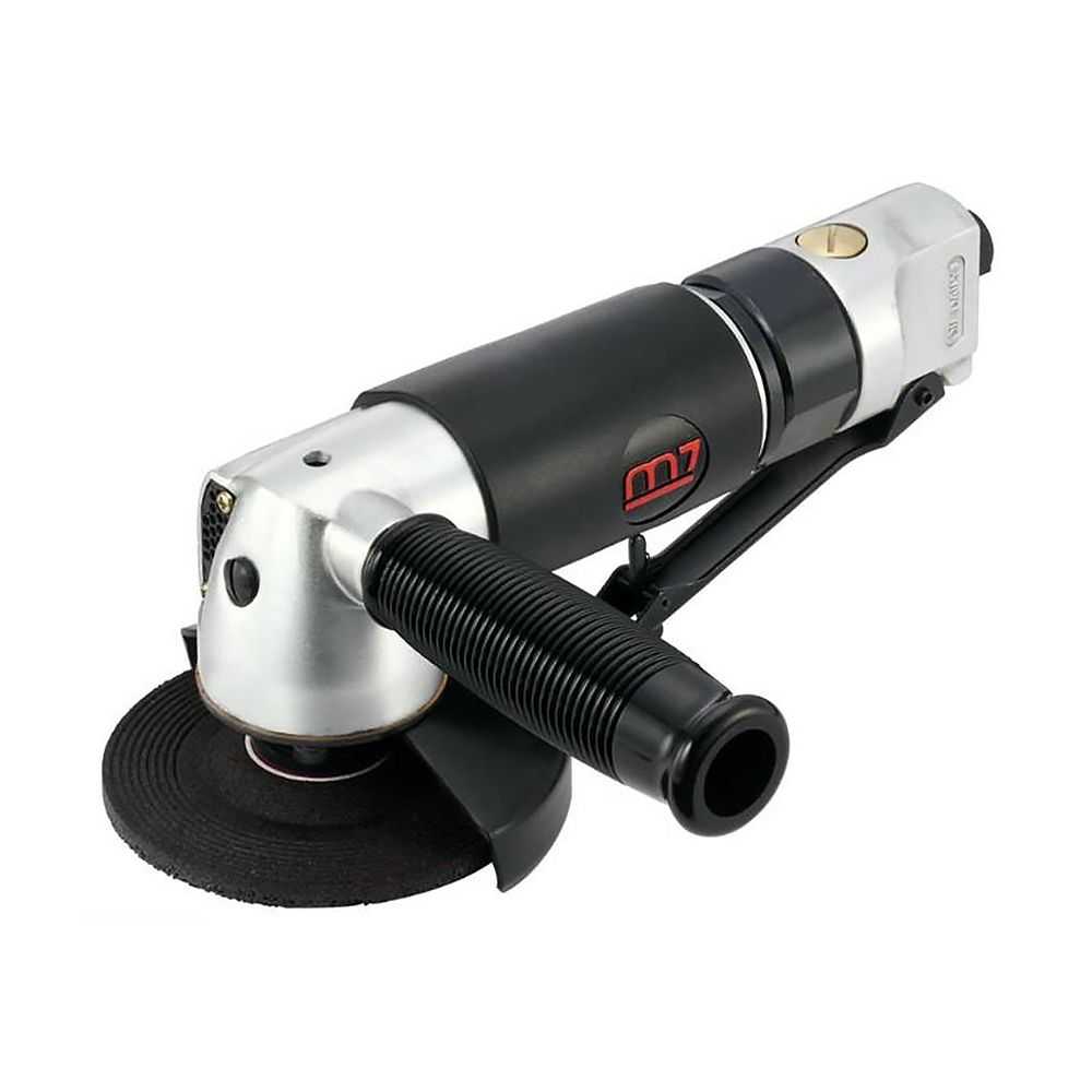 M7 4 In. Air Angle Grinder (100mm), 11000 RPM, Lever Type Throttle