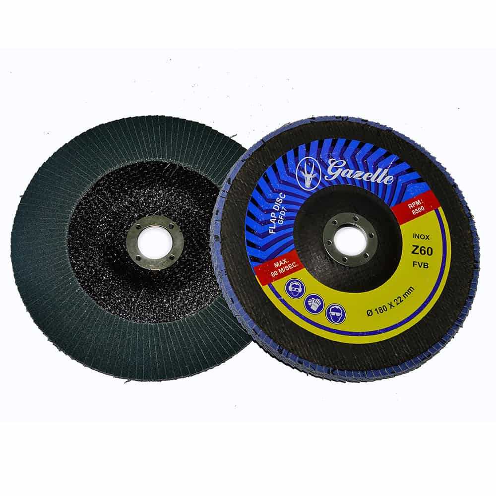 Gazelle 7 In. Zircon Flap Disc (180mm), 80 Grit 