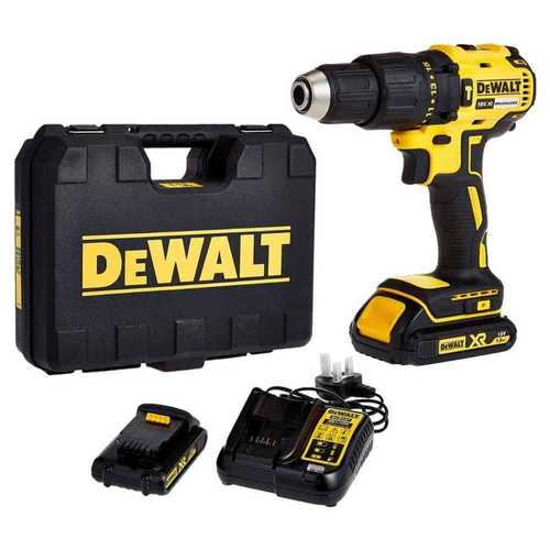 Dewalt 18V Cordless Hammer Drill Driver, 13mm, Brushless Motor, 500/