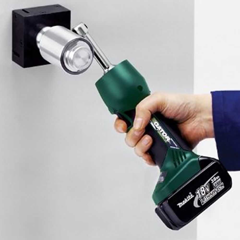 Klauke 18V Cordless Knockout Punch, 60kN
