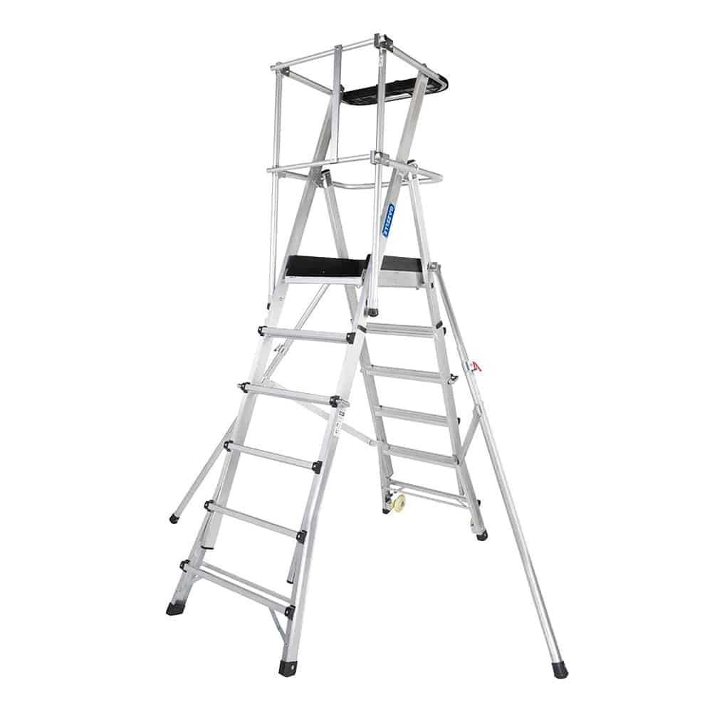 Gazelle 5-8.2ft Guardian Telescopic Platform Ladder (1.8-2.5m)